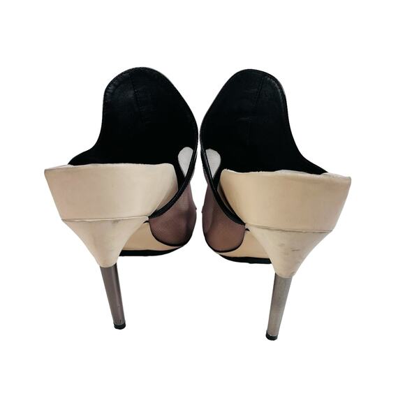 3.1 Phillip Lim Aria Suede Mule Sandal Black Mauve 7 - Picture 8 of 15